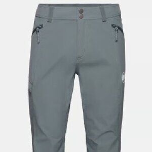 $159! NWT Men's Mammut Ducan Pants - Strata Grey - Size EU 48 US 32